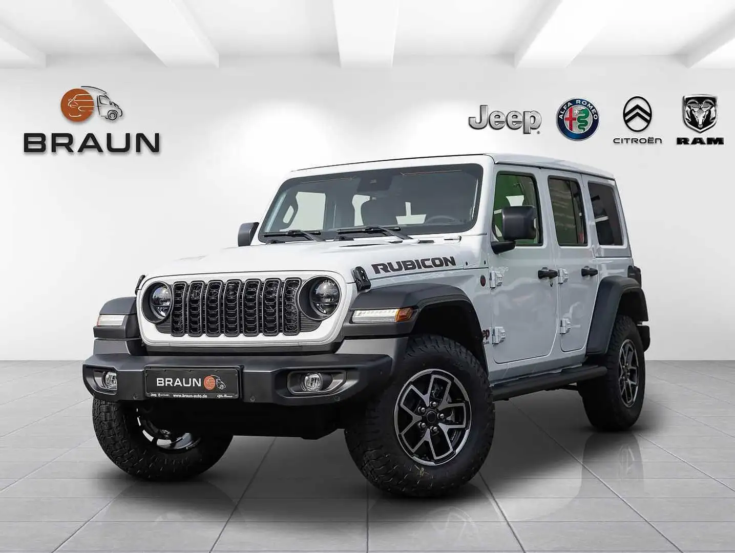 Jeep Wrangler MY24 Rubicon 2.0l T-GDI Ultd. Weiß - 1