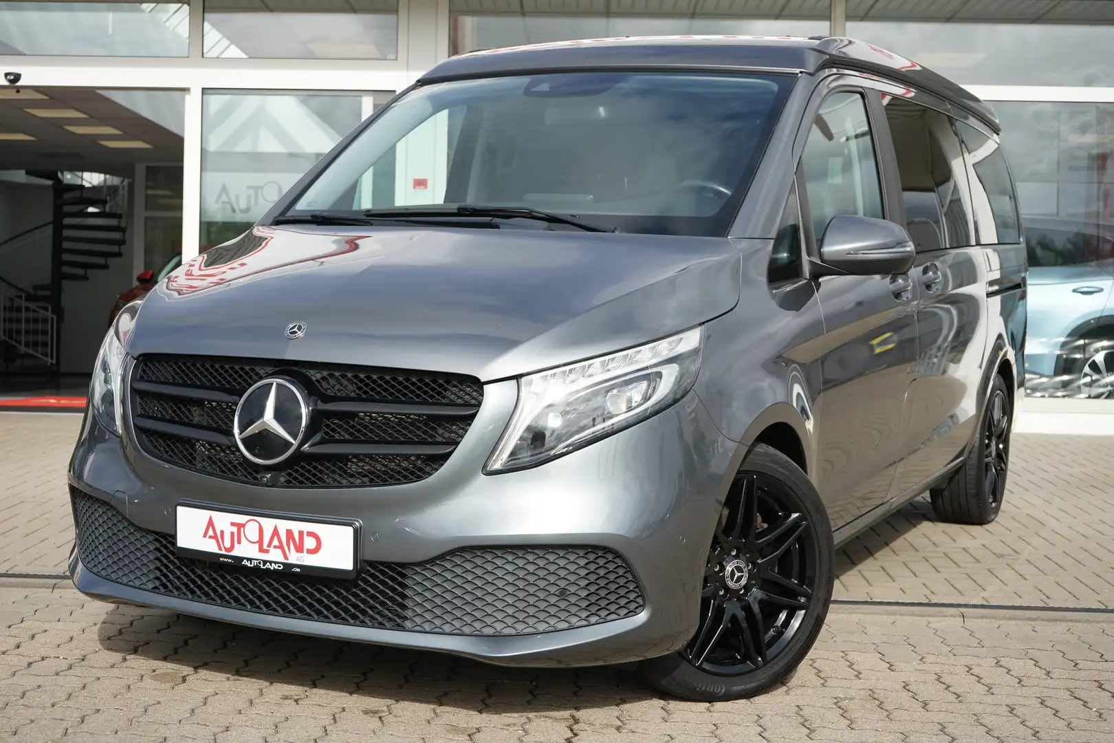 Mercedes-Benz V 300 V300 d Marco Polo 360° el. Schiebetüren Leder Grijs - 2