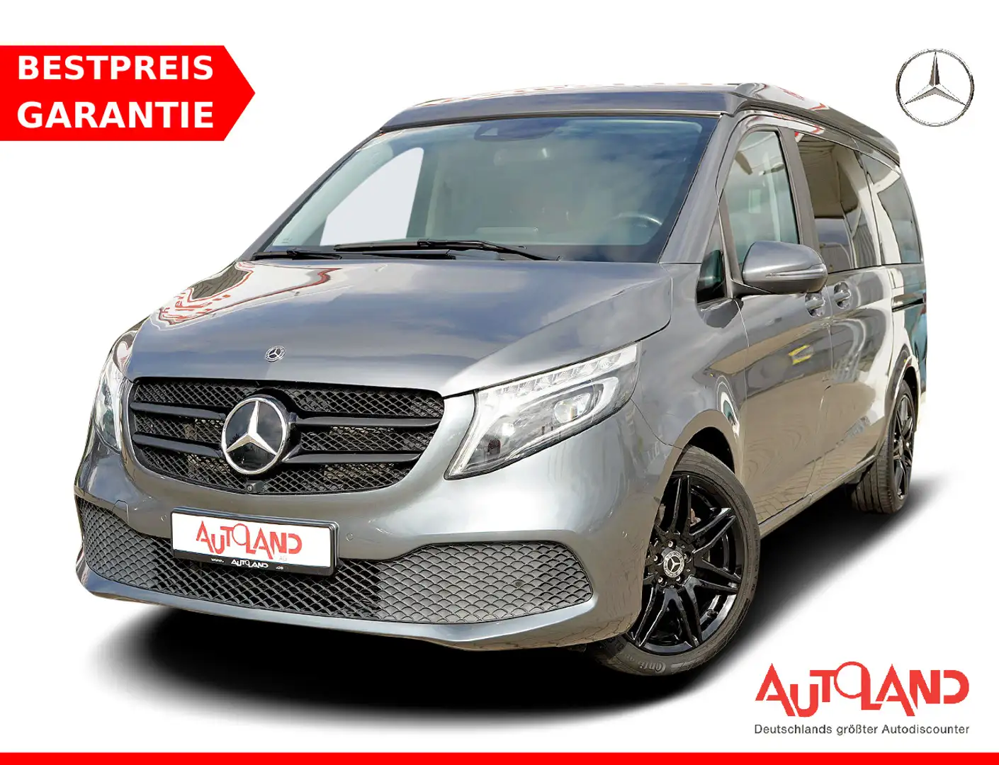 Mercedes-Benz V 300 V300 d Marco Polo 360° el. Schiebetüren Leder Grijs - 1