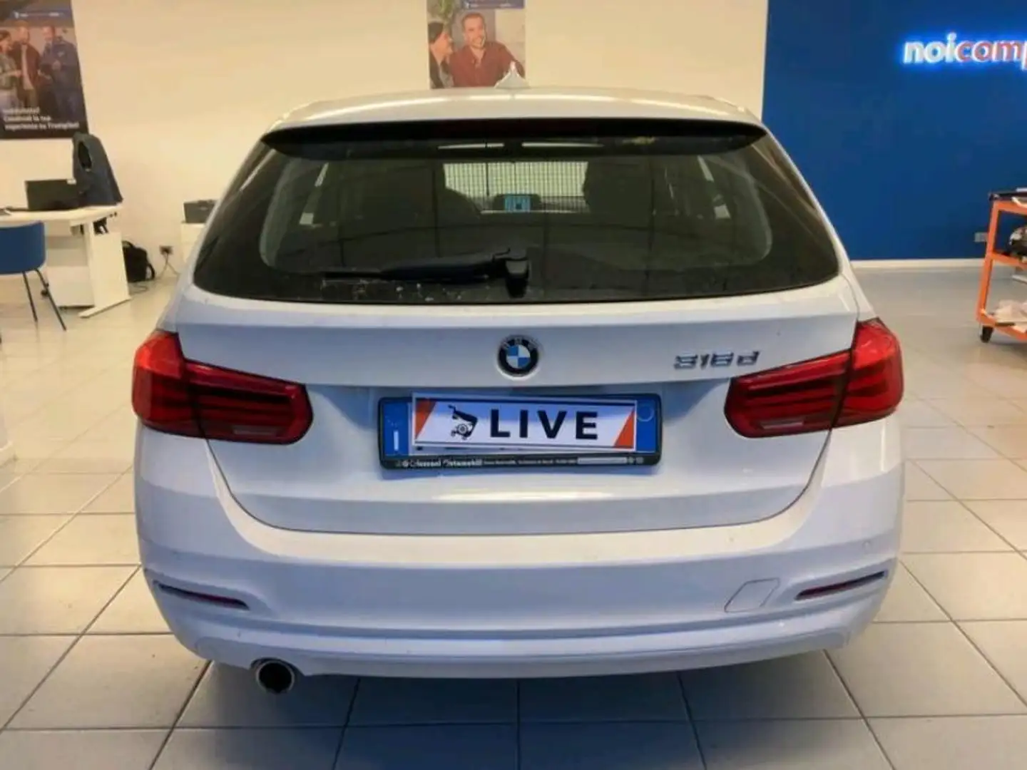 BMW 316 Serie 3 F31 2015 316d Touring Business Advantage Weiß - 2