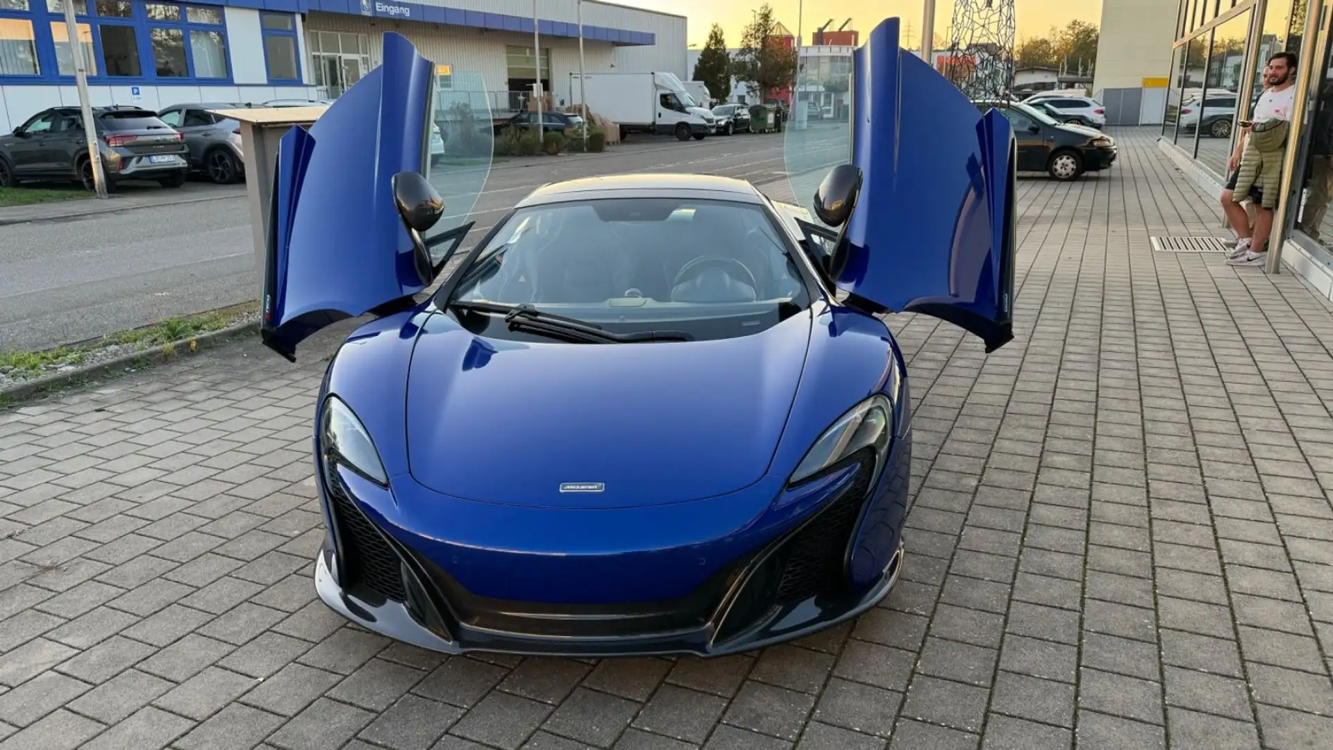맥라렌 650S 650 Sport Spider 2014 파랑 사진 1