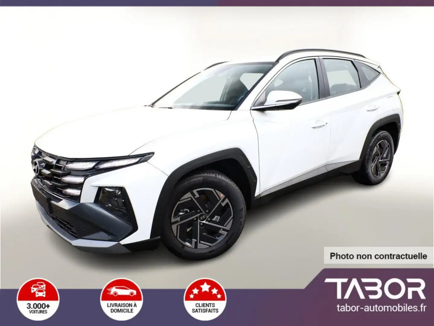 Hyundai TUCSON 1.6 HEV 215 DCT Trend 18Z Krell Blanc - 1