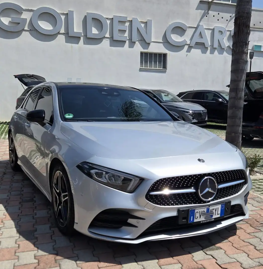 Mercedes-Benz A 200 d 2.0 150CV Premium AMG auto Lega Uff Italy Navi Argento - 1