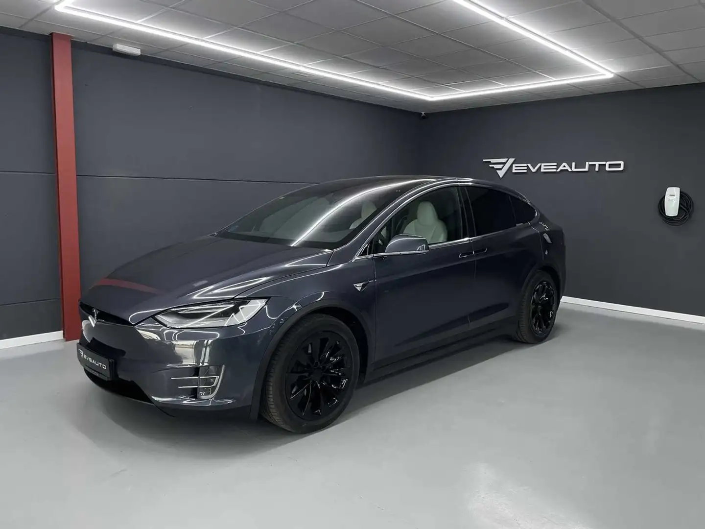 Tesla Model X Long Range Raven Plus 6p 45.300e neto Gris - 1