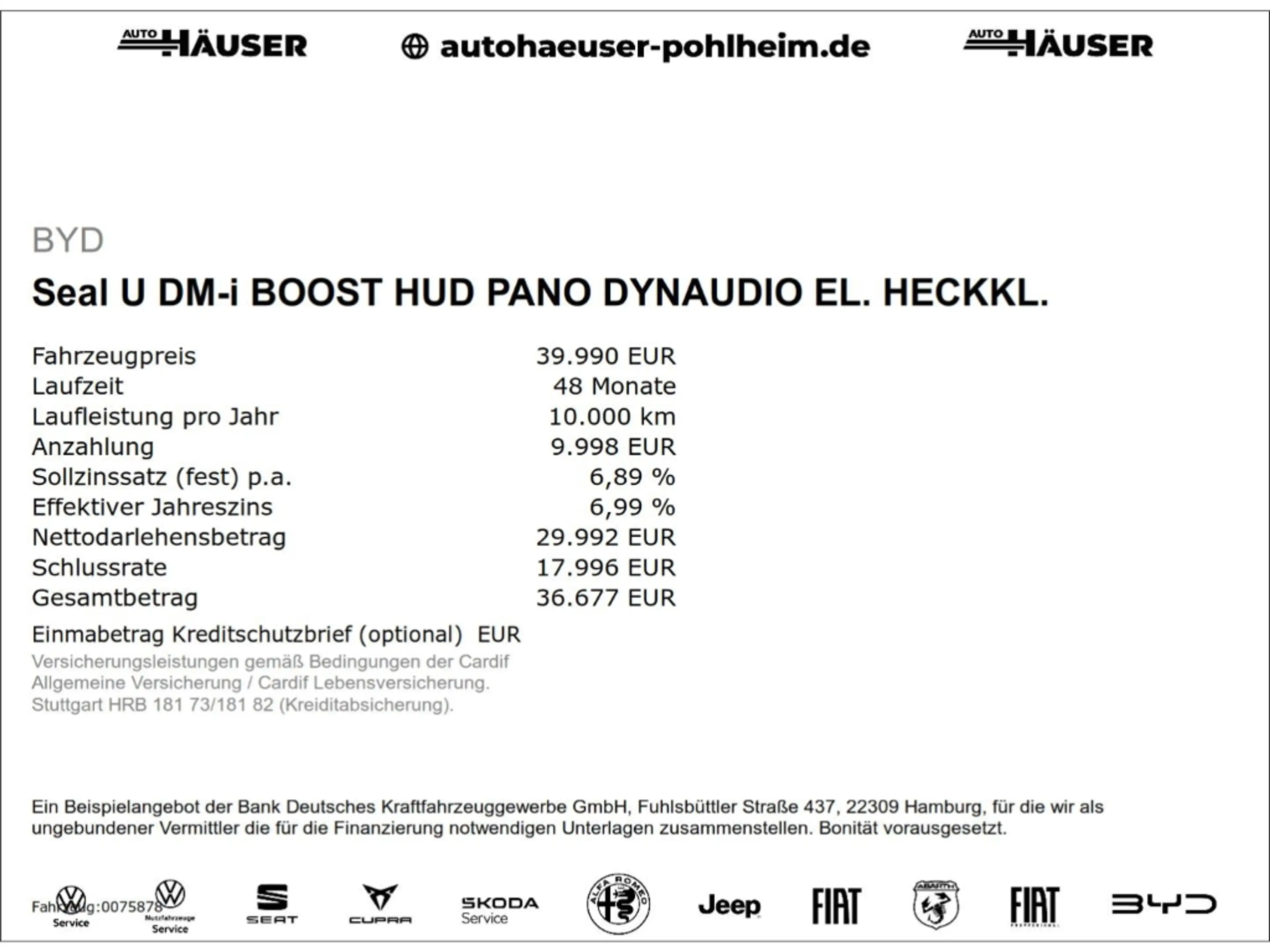 BYD Seal U DM-i BOOST HUD PANO DYNAUDIO EL. HECKKL. — photo 2
