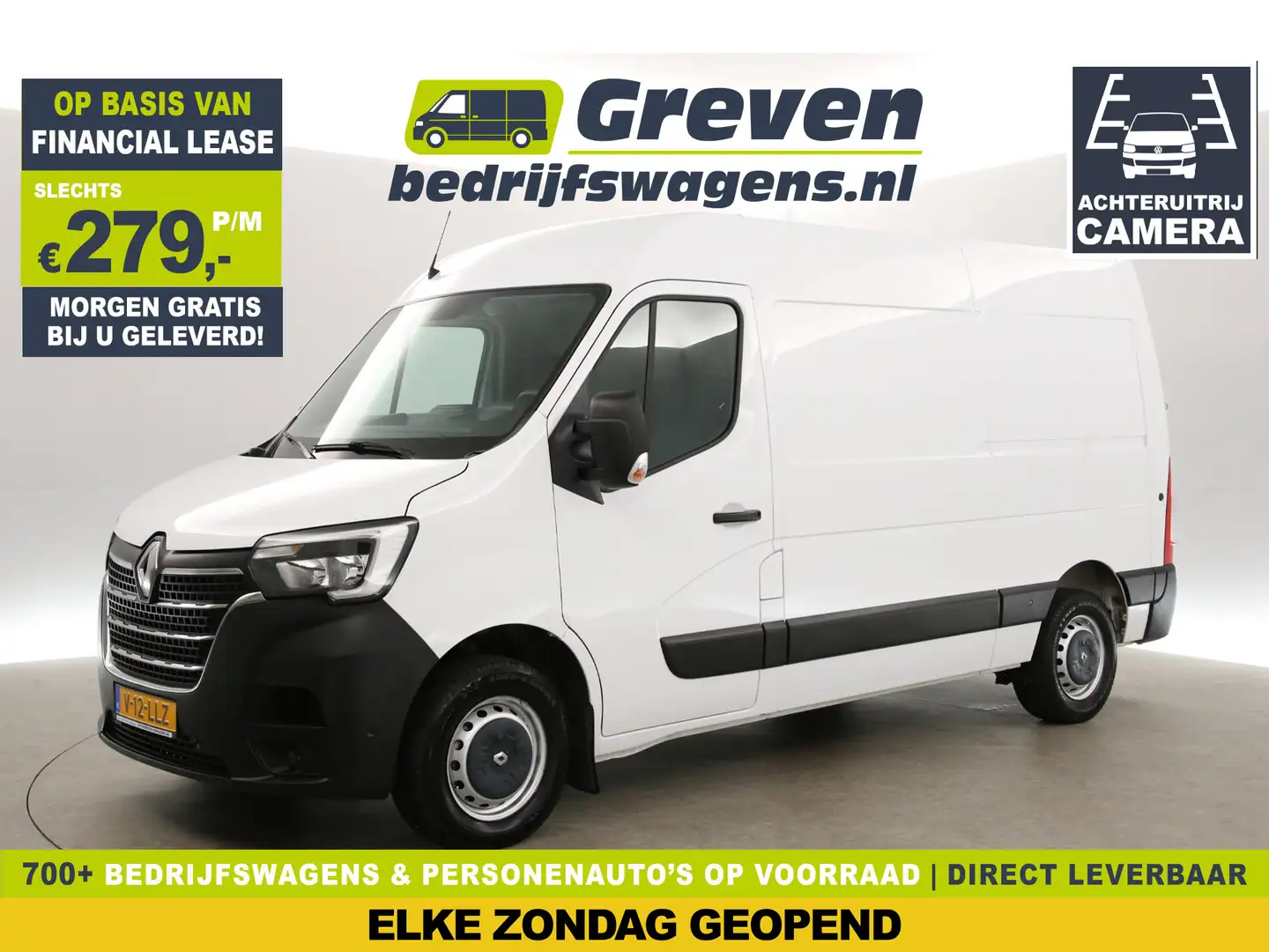 Renault Master T33 2.3 dCi L2H2 150PK Camera Cruise Carplay LED A Wit - 1