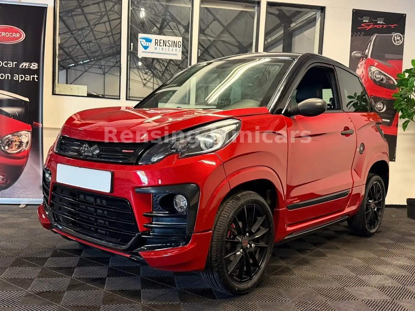 Ligier JS 60 JS60 | 2022 | 5000 KM Klima Mopedauto Microcar Rot - 2