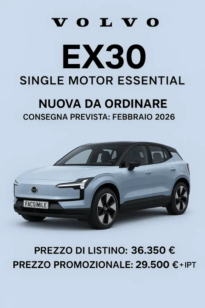 Volvo EX30 Single Motor Essential rwd Blu/Azzurro - 1