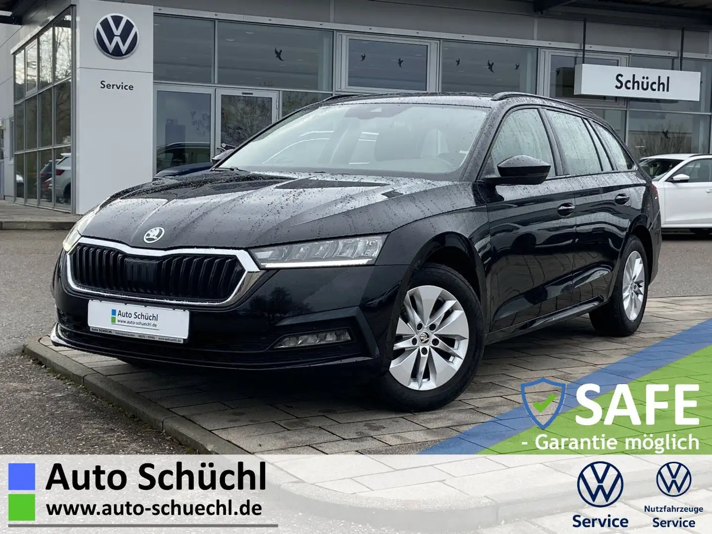 Skoda Octavia Combi 2.0 TDI DSG KOMFORTSITZE+NAVI-COLU Schwarz - 1