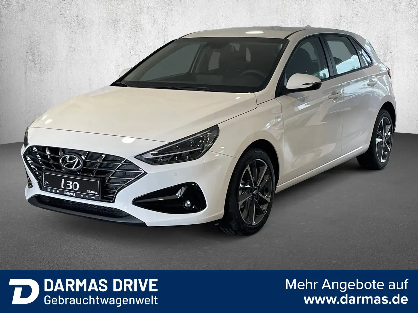Hyundai i30 i30 1.5 Turbo 48V Trend Klimaaut. Navi LED TOP Weiß - 1