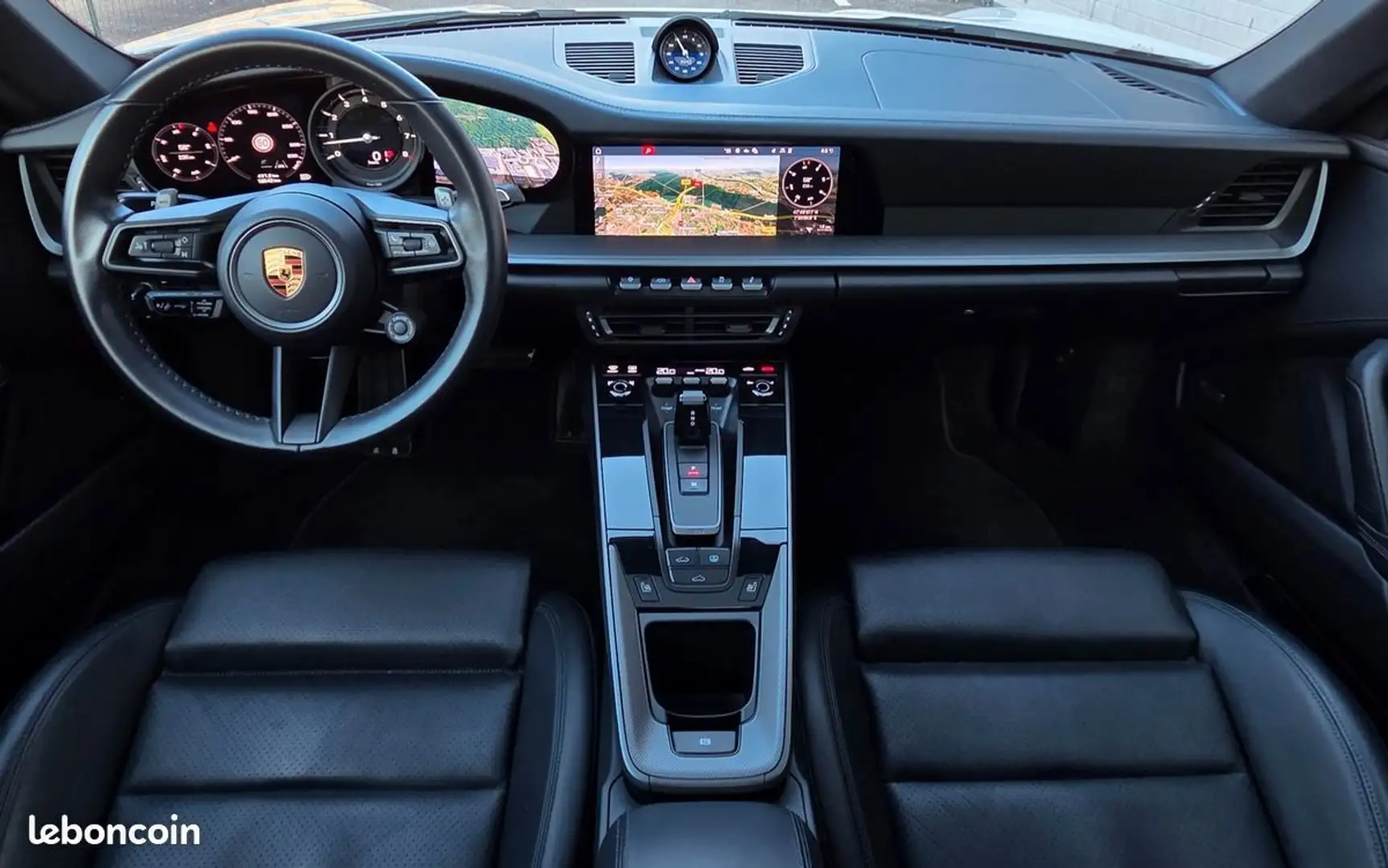 Porsche 992 992 coupe 3.0 385 ch carrera pdk toit ouvrant cuir etendu pse chrono francaise malus paye Blanc - 2