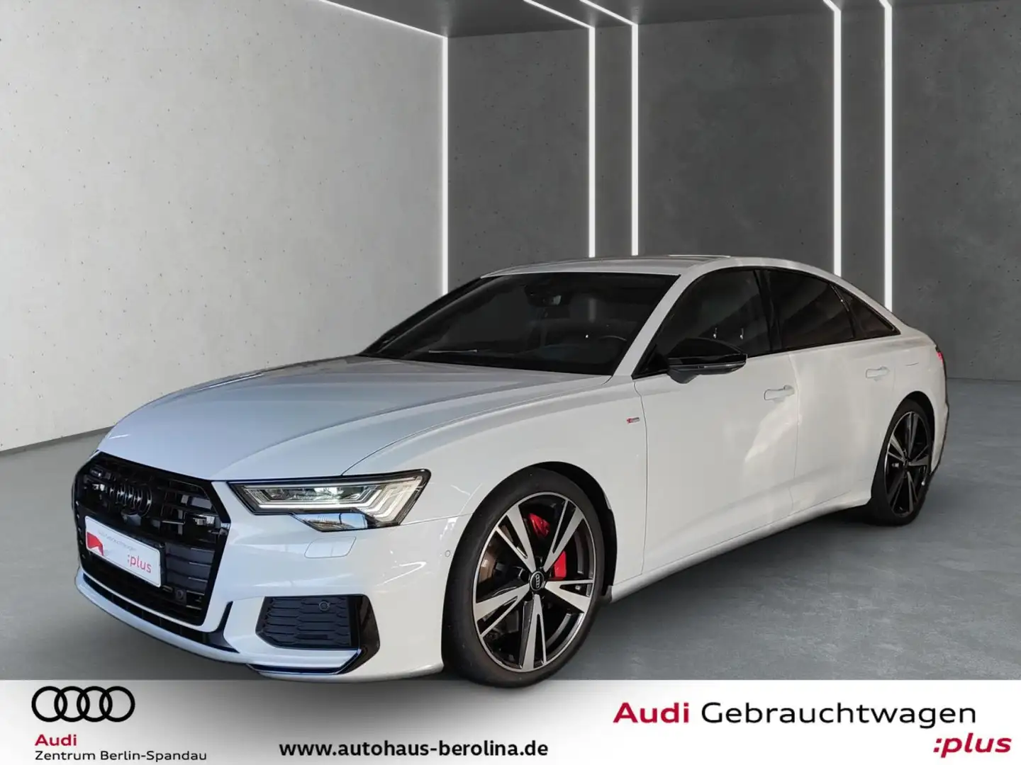 Audi A6 A6 Lim. 55 TFSI e qu. S line S tronic *Assist+* Weiß - 2