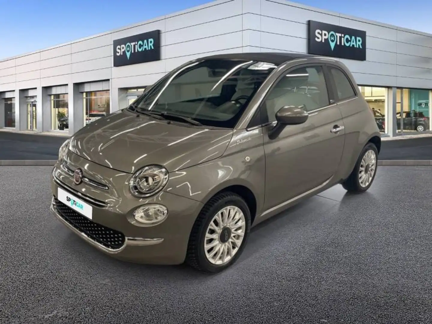 Fiat 500 500C 2 1.0 Hybrid 70 Dolcevita Gris - 1