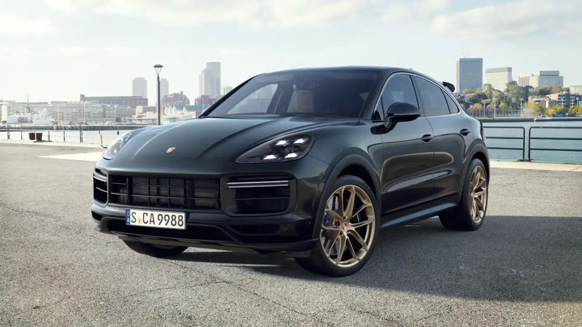 Porsche Cayenne Turbo GT Coupé Zwart - 1