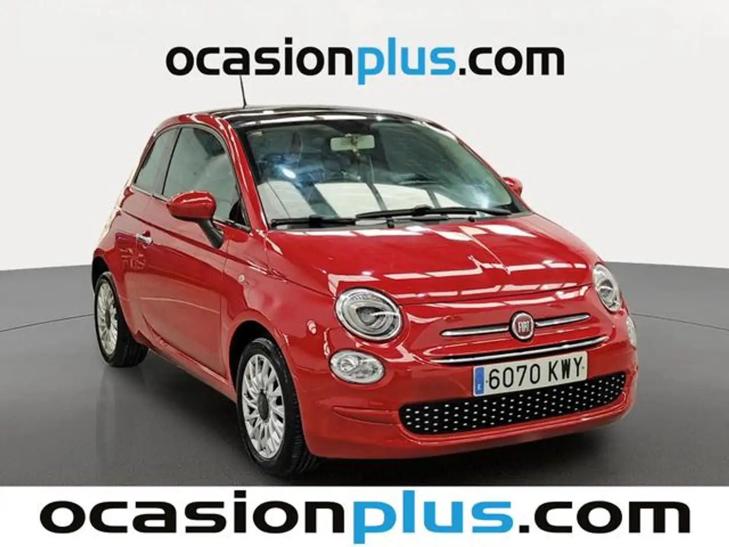 Fiat 500 1.2 Lounge Rouge - 2