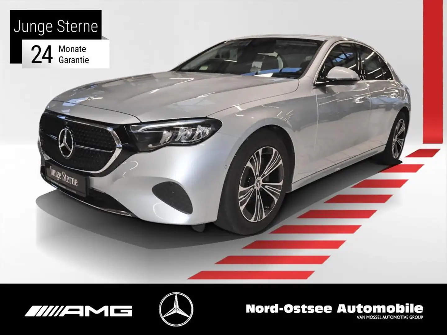 Mercedes-Benz E 200 Avantgarde Kamera Distro LED SHZ Keyless Zilver - 1