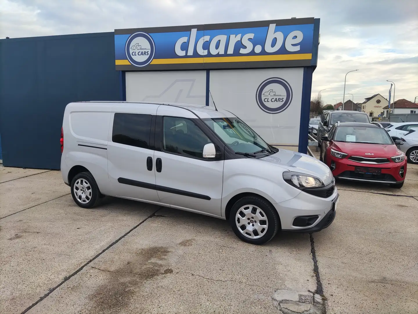 Fiat Doblo 1.6D/Euro6/Maxi/3pl/2xSchuifdeur/Navi/Cam/Trekhaak Gris - 1
