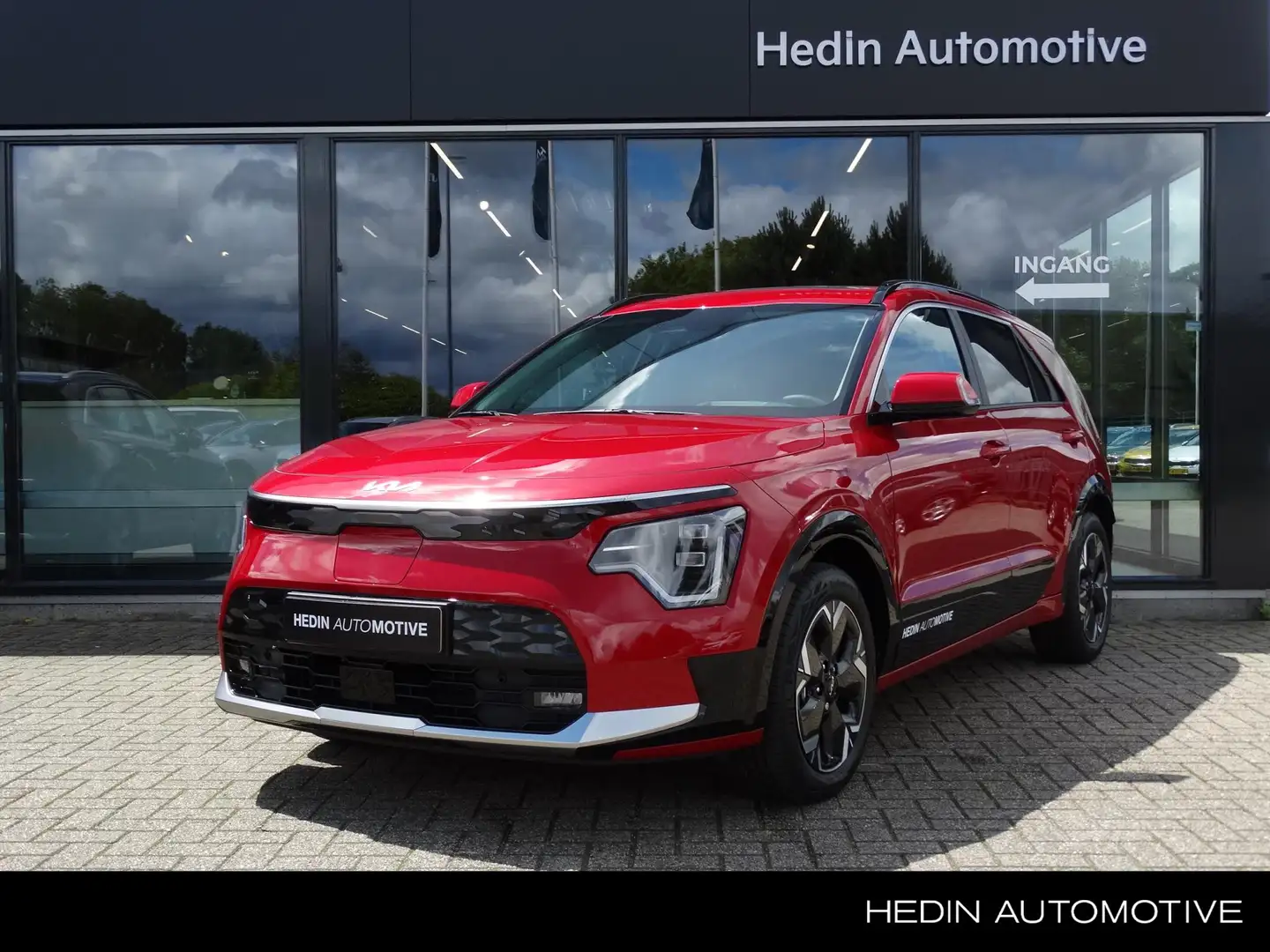 Kia e-Niro EV DynamicPlusLine 64.8 kWh | Open dak | Lederlook Červená - 1