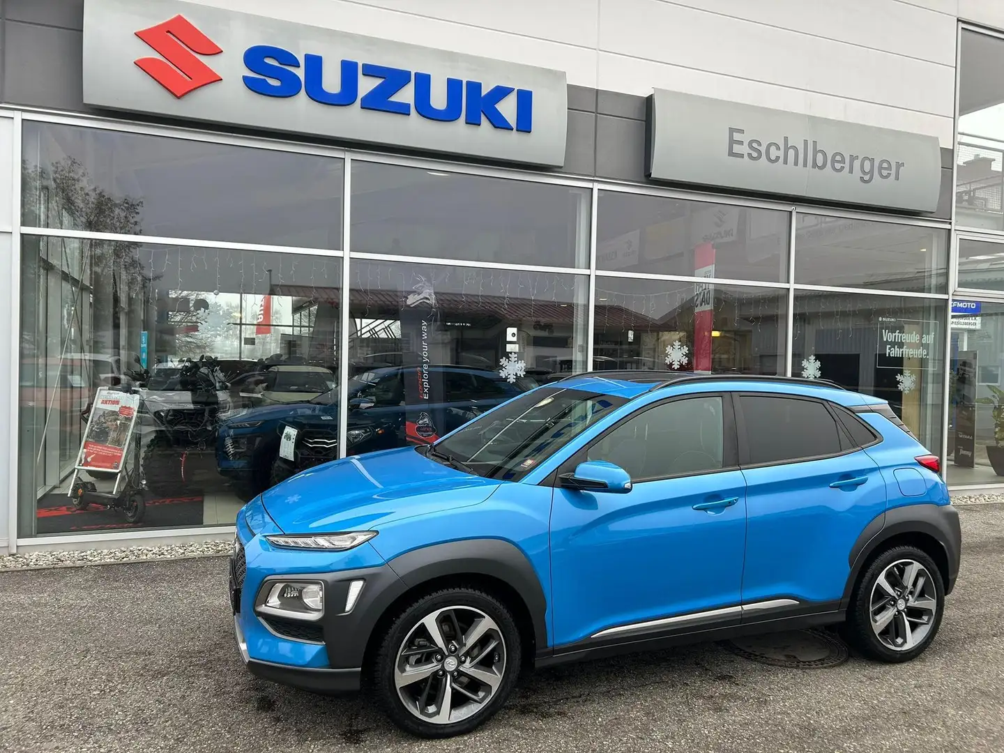 Hyundai KONA 1.6 T-GDI Style 4WD Automatik 8-Fach 1.6 T-GDI Blau - 1