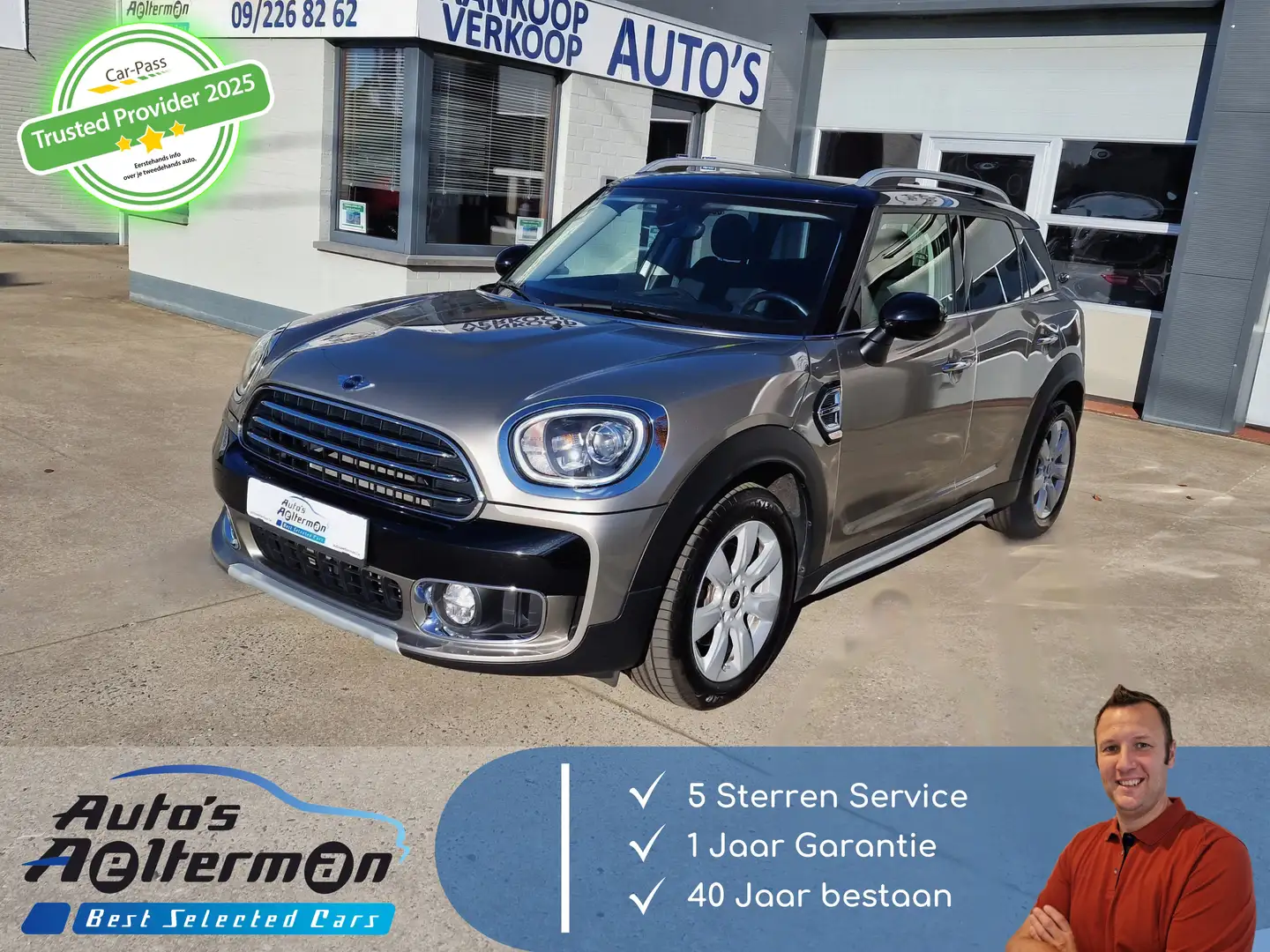 MINI Cooper Countryman LIKE NEW * SFEERVERLICHTING * AIRCO * GPS *1ST EIG Gris - 1