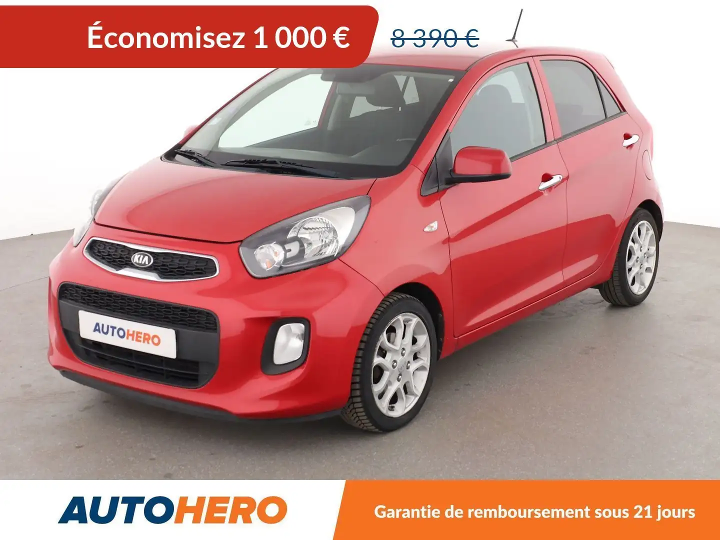 Kia Picanto 1.0 ISG Origins Premium Rouge - 1