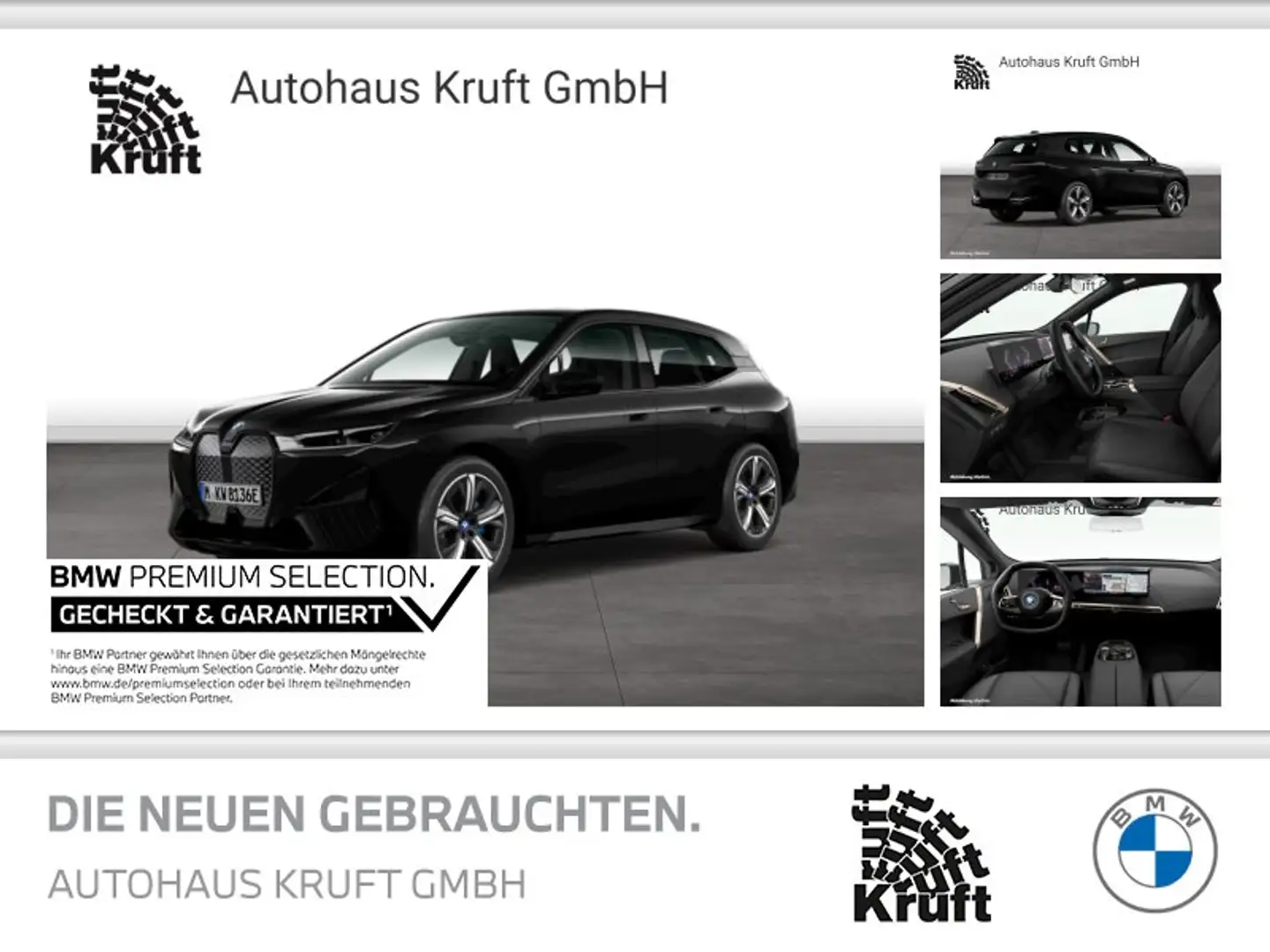 BMW iX xDrive40 SPORTPAKET+LC PROF+KAMERA+LM21 Negro - 1