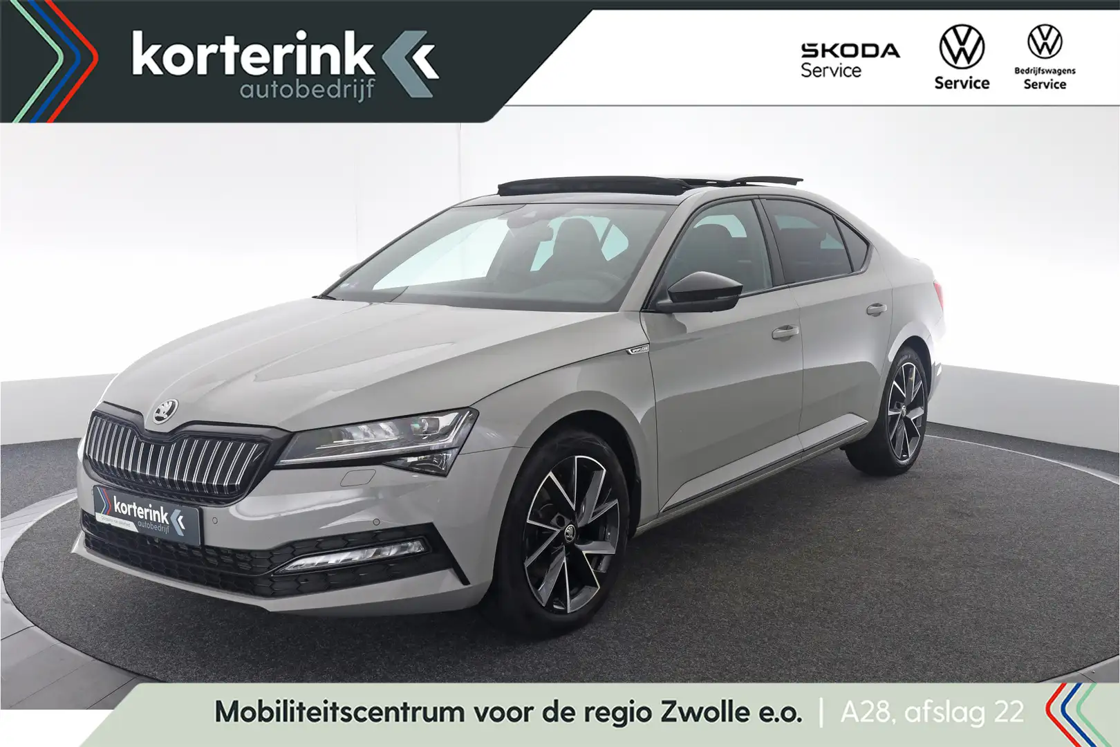 Skoda Superb 1.4 TSI iV Sportline Business | Trekhaak | Pano | Grijs - 1