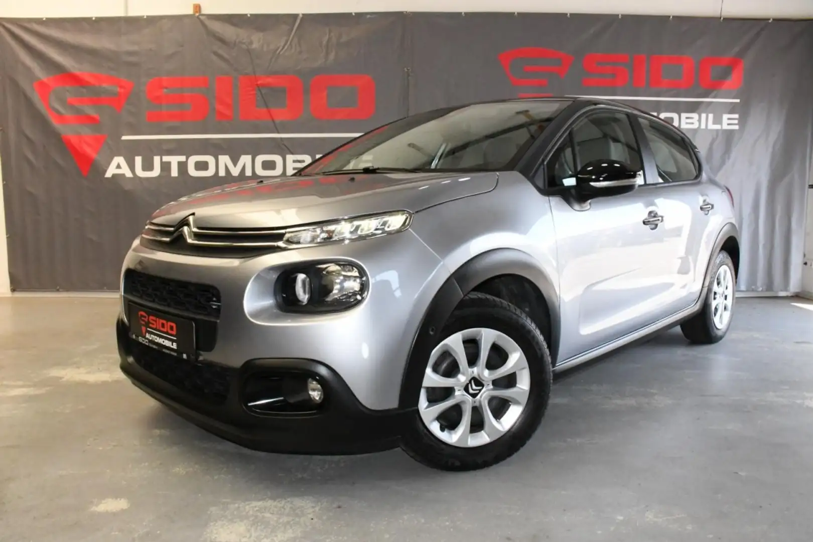 Citroen C3 Pure Tech 83 S&S LED*KEY*NAV*CAM*APP*TW*PDC* Grau - 1