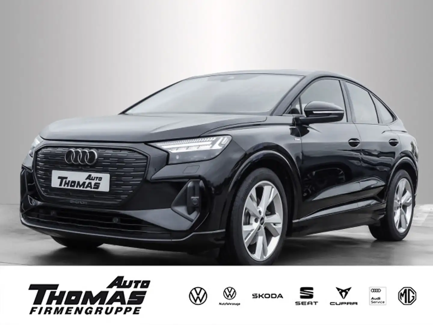 Audi Q4 e-tron Sportback  S line 35 MATRIX+PANO+SONOS Schwarz - 1