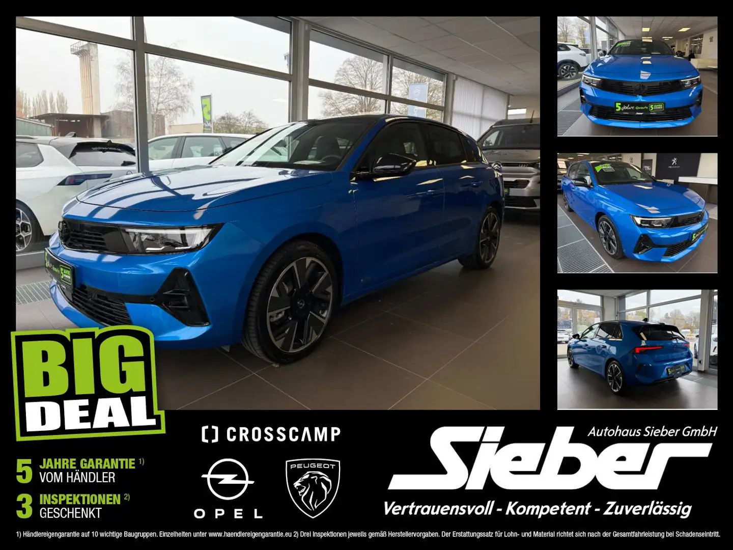 Opel Astra L GS Electric Sitzhzg*Kamera*Navi*PDC Blau - 1