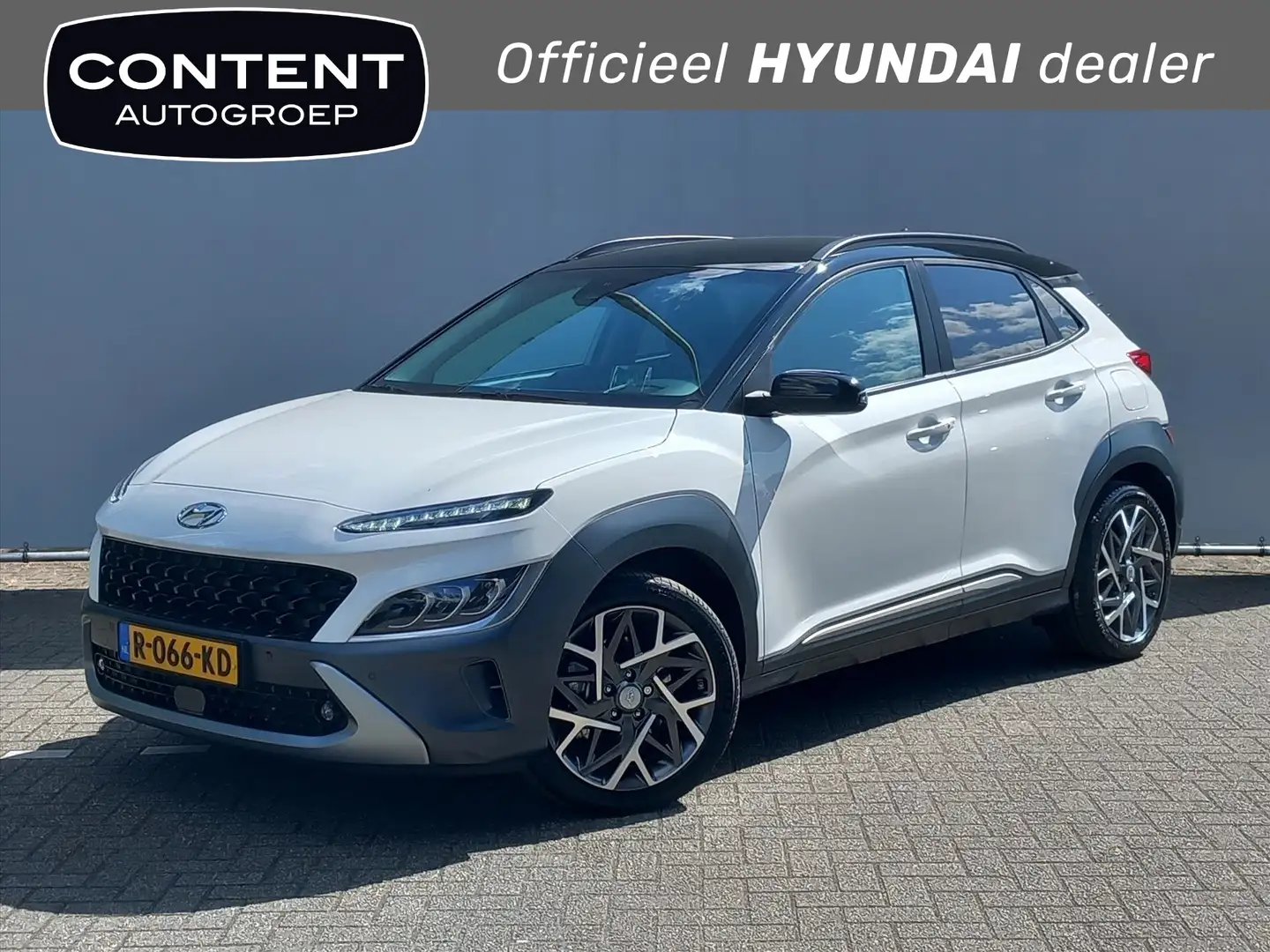 Hyundai KONA 1.6 GDI HEV 141pk DCT Premium Wit - 1