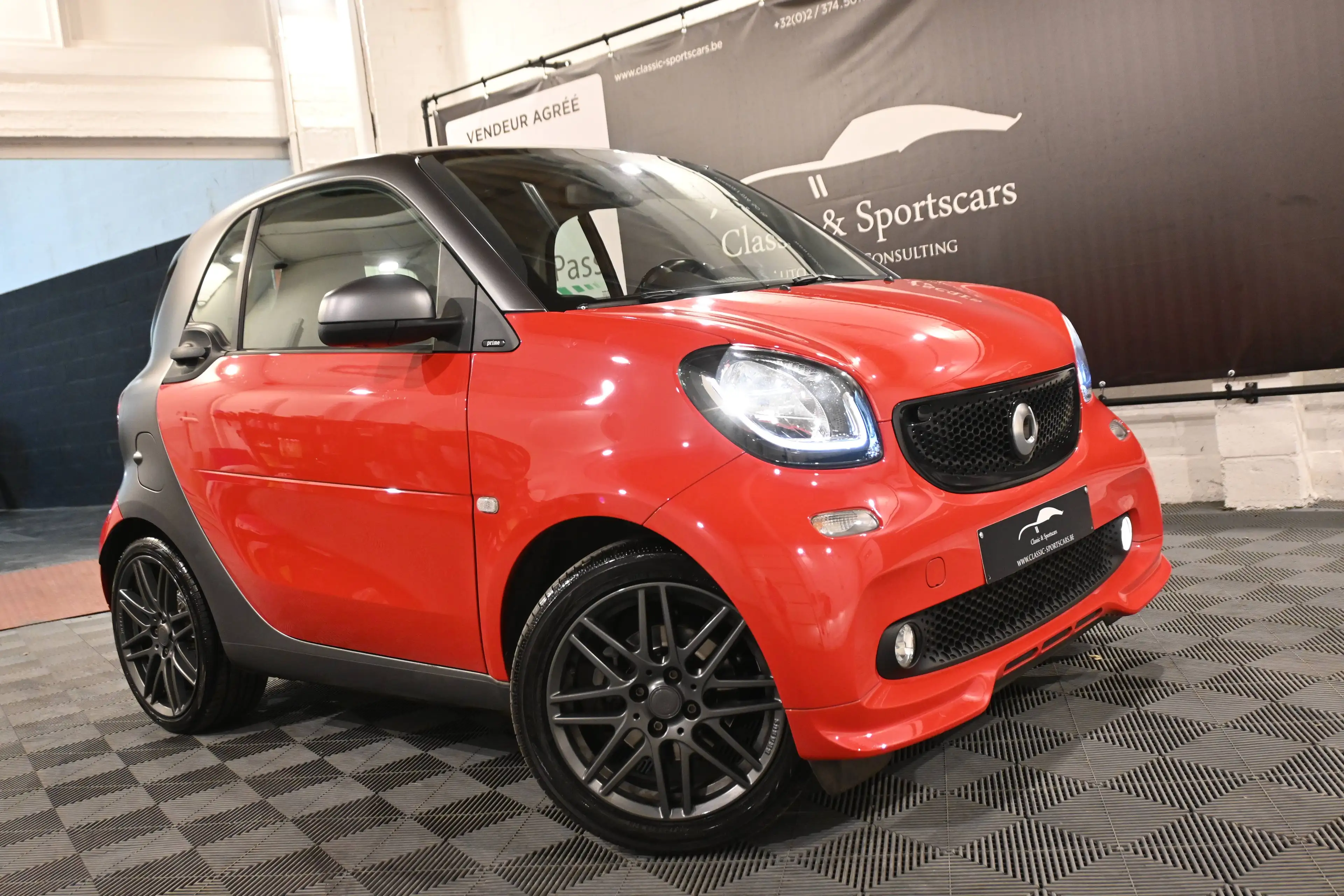smart forTwo Fortwo BRABUS STYLE 0.9 Turbo DCT / CAMERA / GPS NAVIGATION / TOIT PANORAMIQUE !! — photo 2