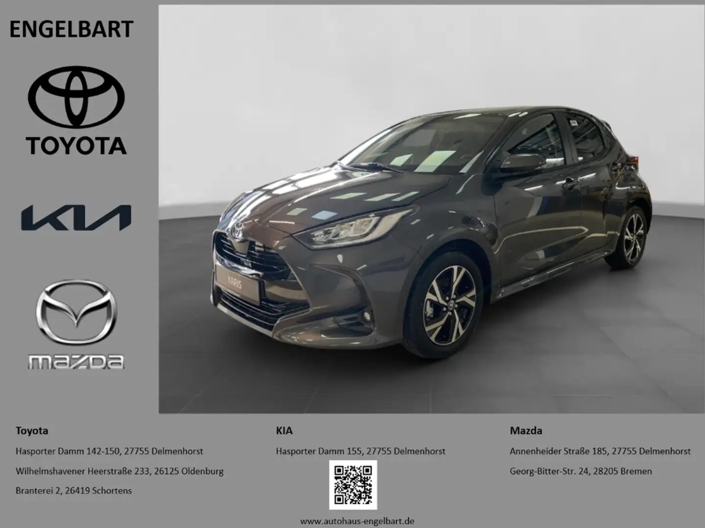 Toyota Yaris 1.5 Hybrid Teamplayer Comfort Paket Grau - 1