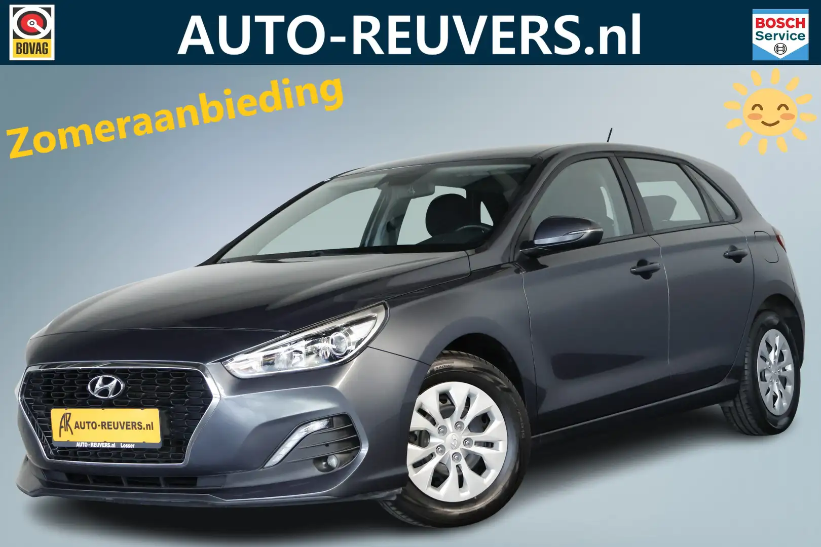 Hyundai i30 1.4 i-Drive / Airco / Cruisecontrol / Bluetooth Grijs - 1