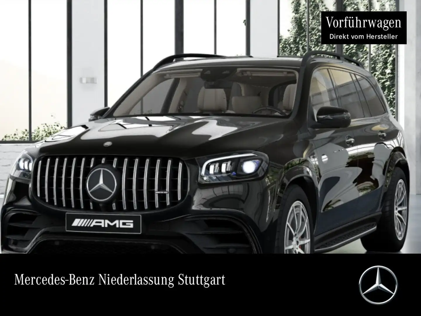 Mercedes-Benz GLS 63 AMG GLS 63 4M NIGHT+PANO+360+AHK+MULTIBEAM+CARBON+HUD Zwart - 1