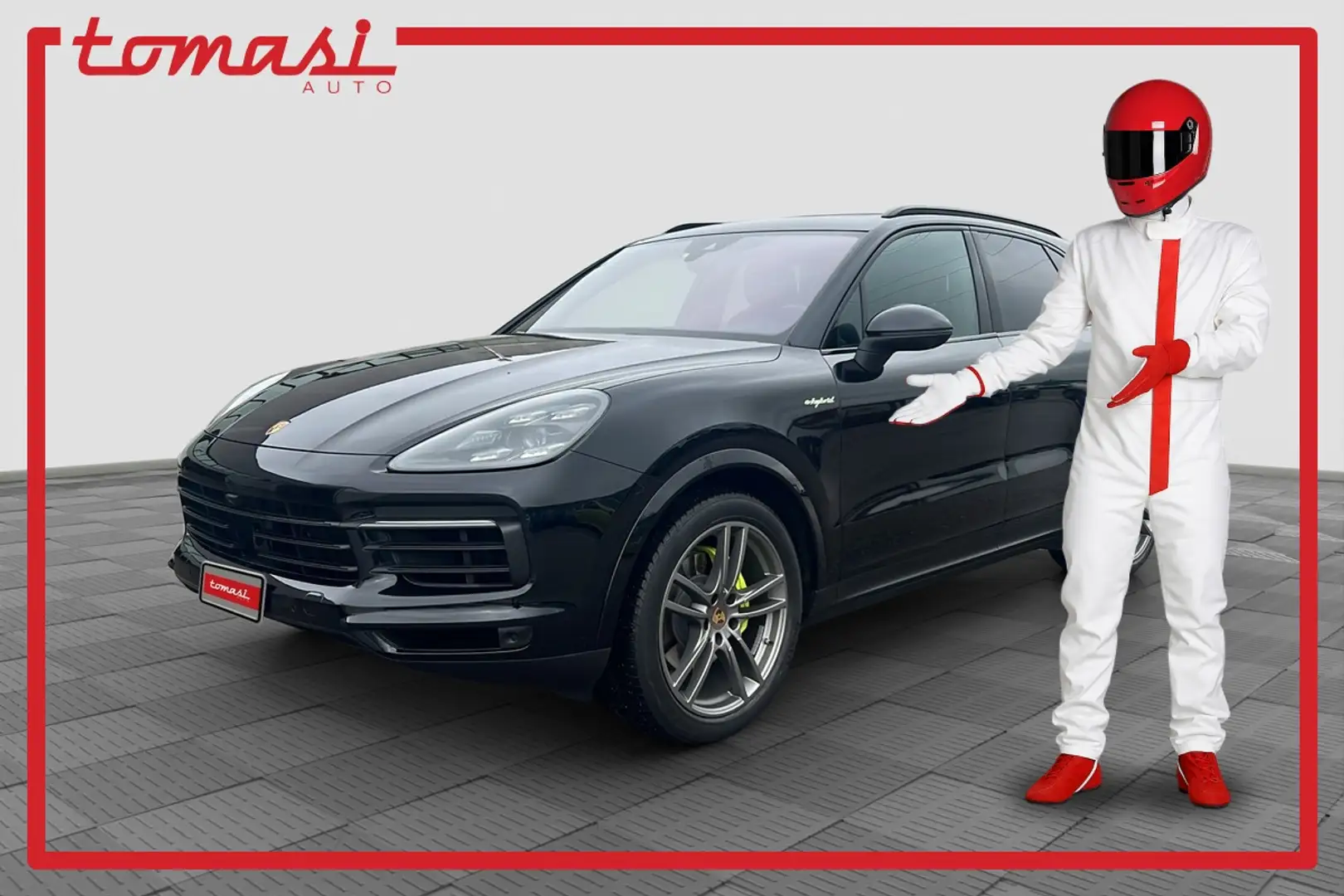 Porsche Cayenne E-Hybrid TETTO PANORAMICO APRIBILE Schwarz - 1