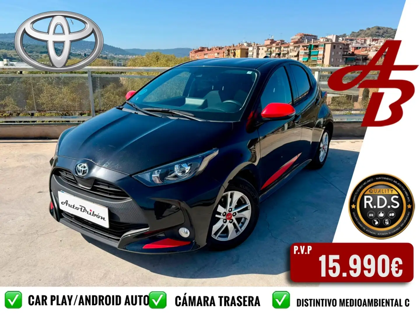 Toyota Yaris 125 S-Edition Negro - 1