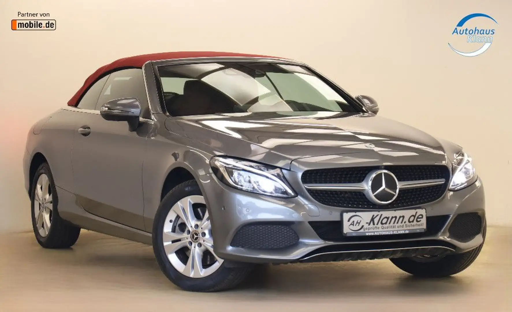 Mercedes-Benz C 300 245PS Cabrio 9G Airmatic HUD ACC deutsch Szary - 2