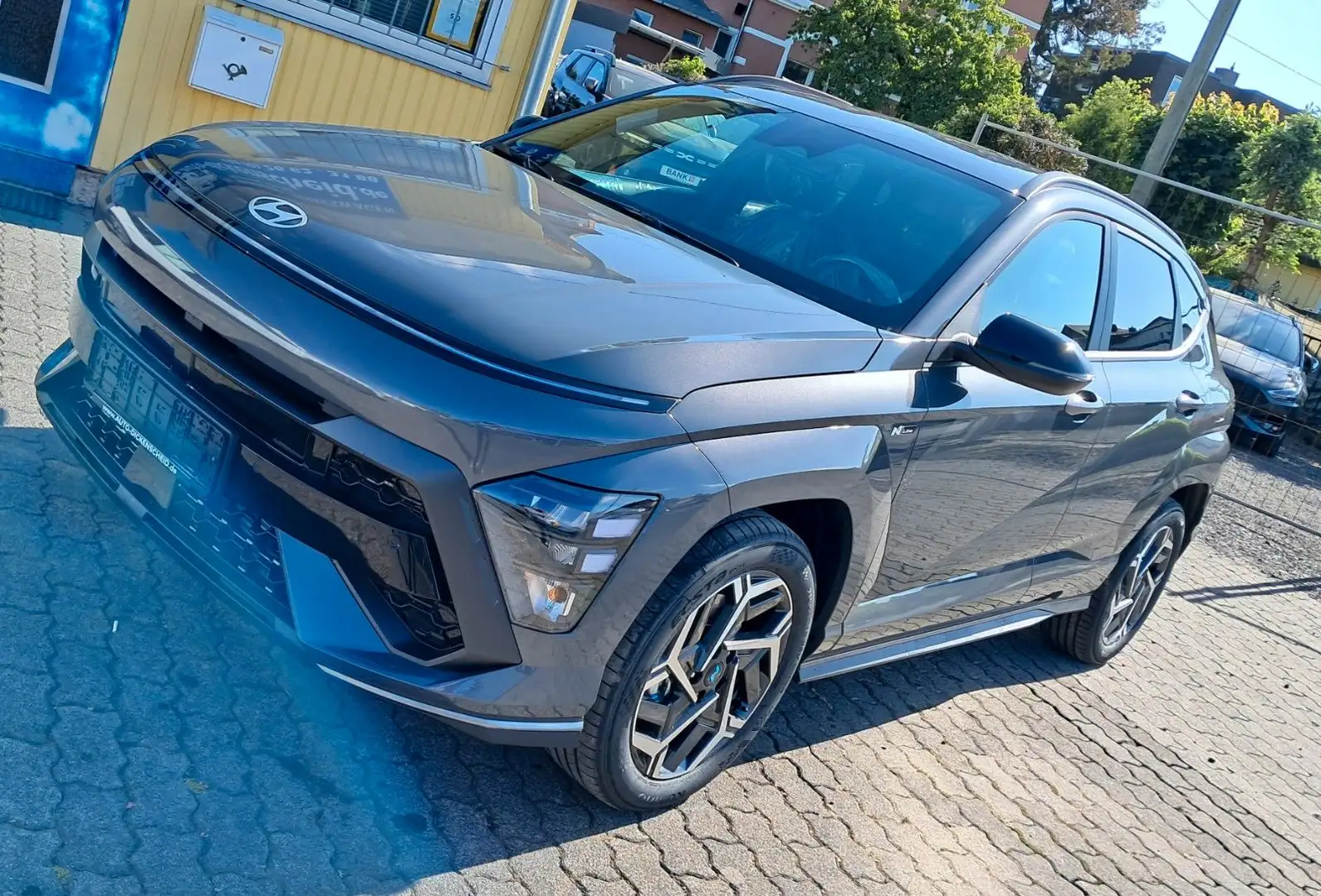 Hyundai KONA 1.6T-DCT-N Line-NAVI -LED-SH-LH-KLIMATR-18 Grigio - 2