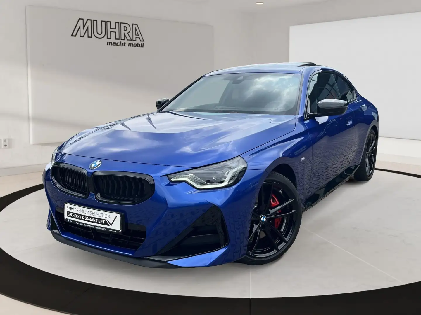 BMW 230 i Coupé M Sport Pro LC Prof. Glasdach H/K LED Синій - 2