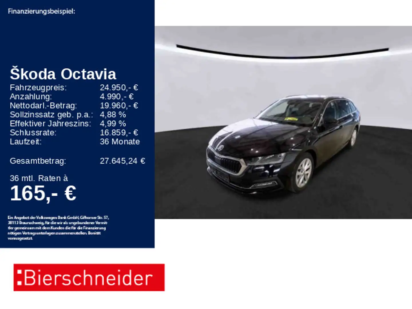 Skoda Octavia Combi 1.4 eHybrid DSG Style iV PANO MATR Negro - 1