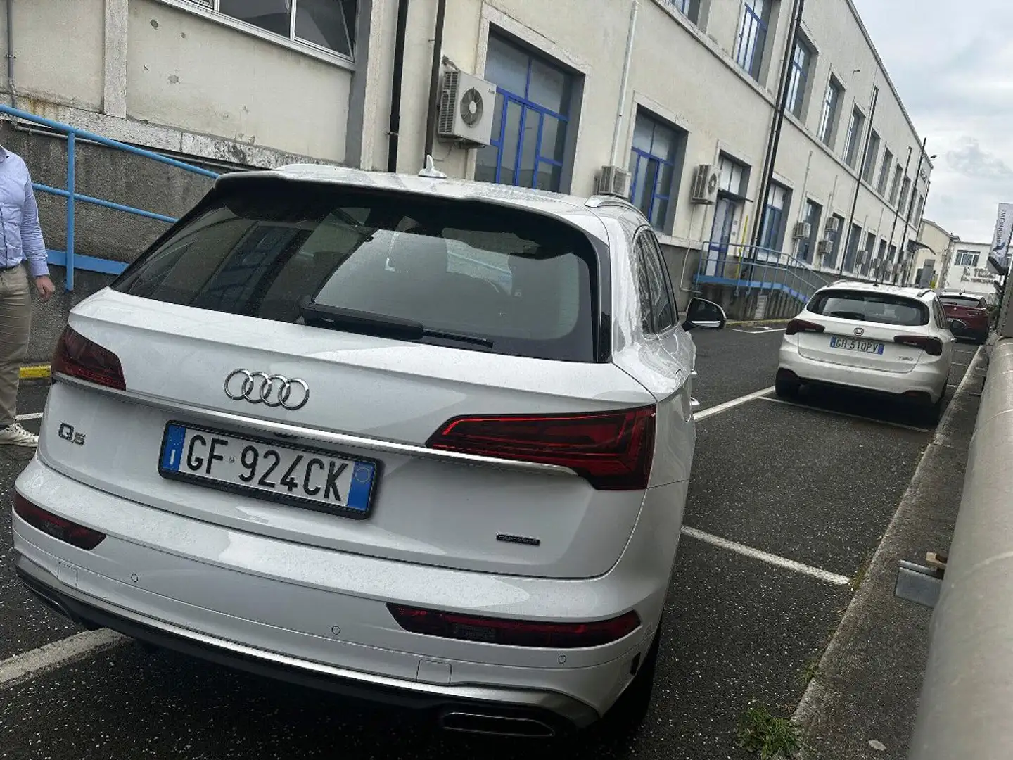 Audi Q5 Q5 40 2.0 tdi mhev S line Plus quattro s-tronic Bianco - 2