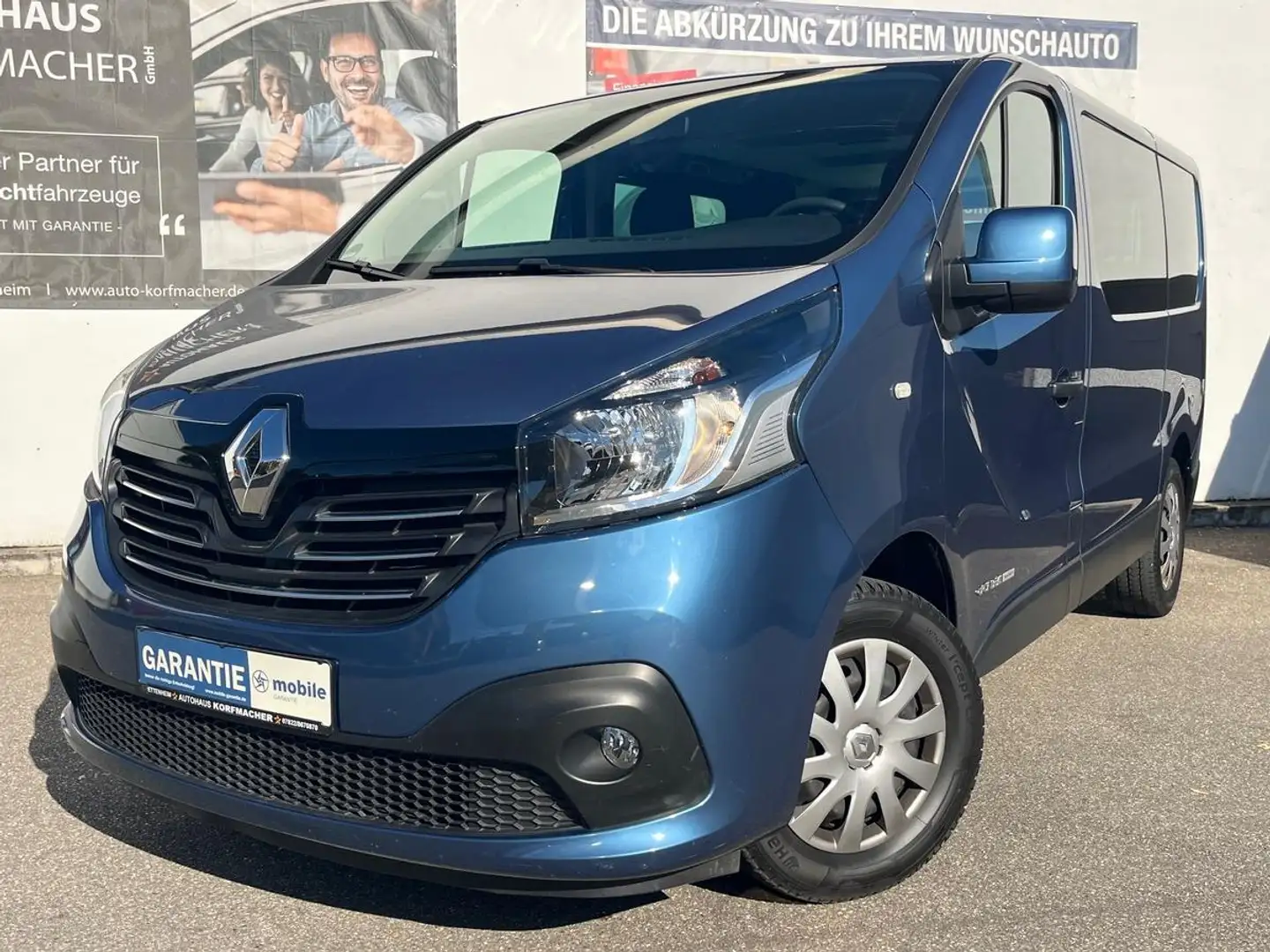 Renault Trafic L1 H1 COMBI 9-SITZER 2 X KLIMA PDC TEMPOMAT -TOP ! Blau - 1