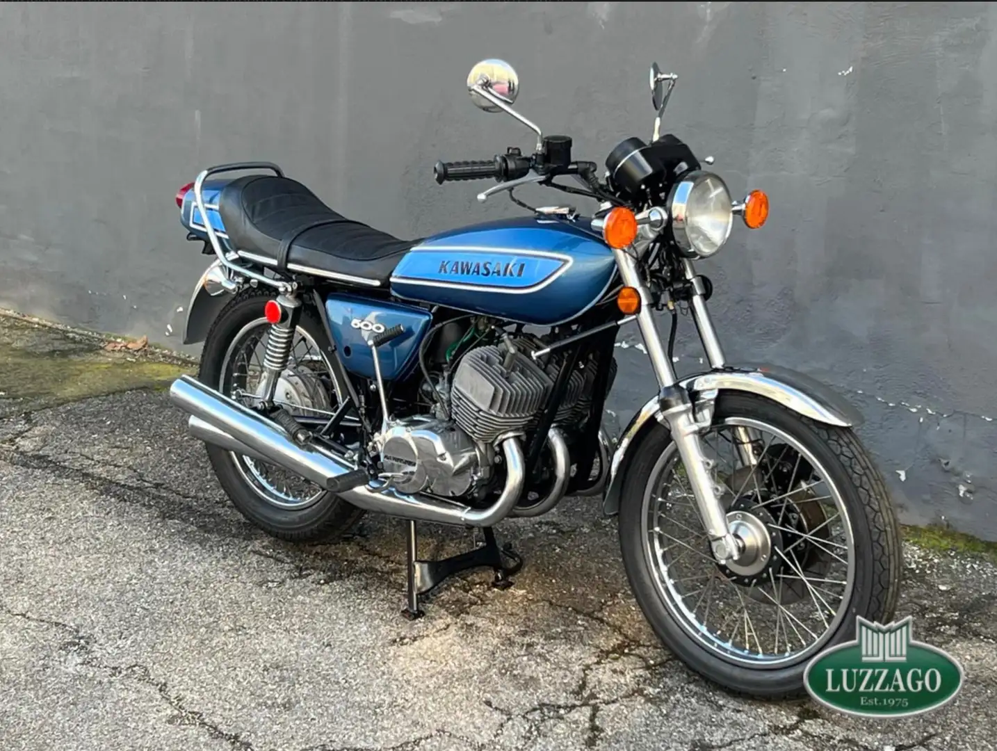 Kawasaki 500 H1 Mach 3 Blu/Azzurro - 1