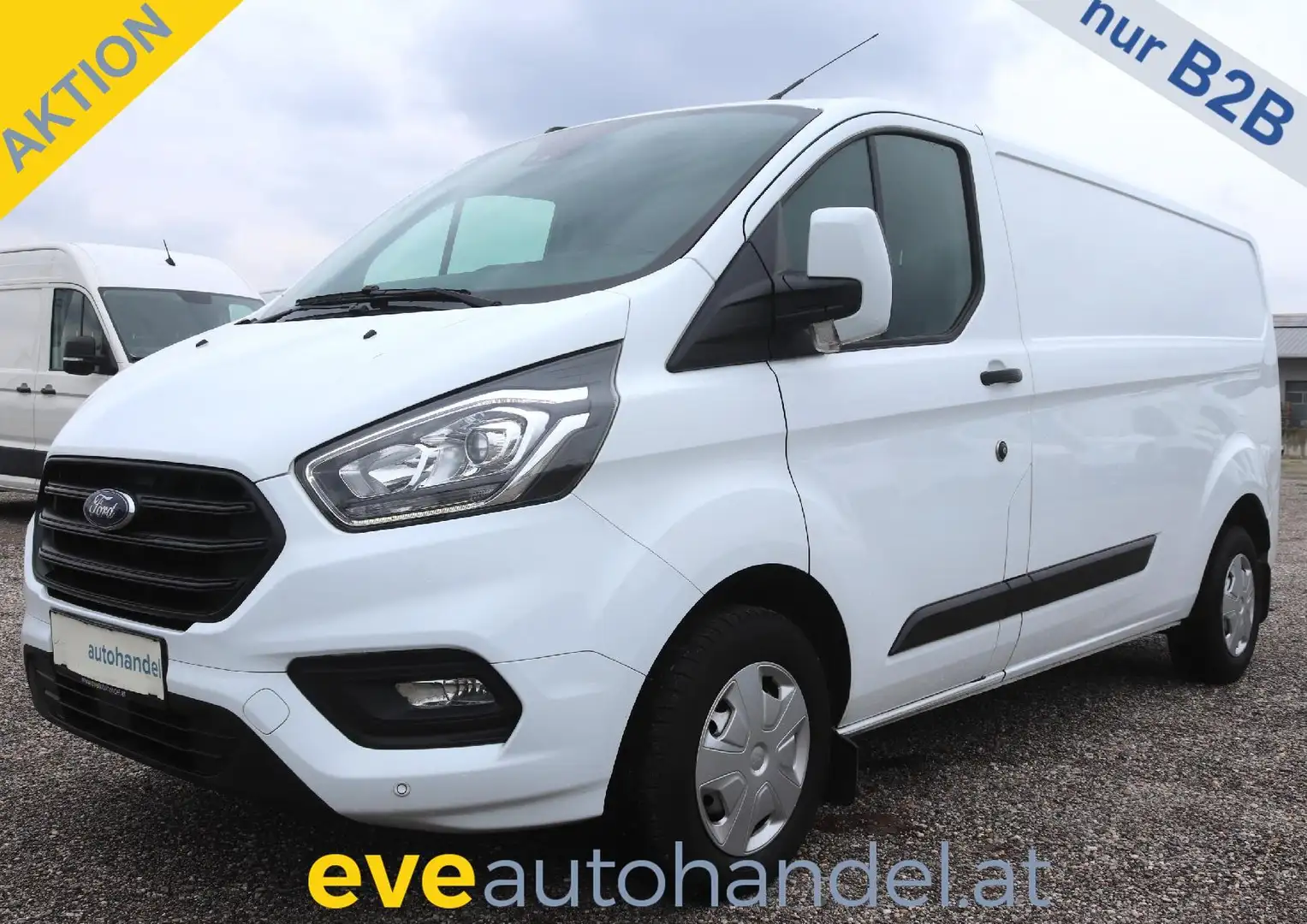 Ford Transit Custom L2H1 Kasten NAVI KAMERA SHZ TEL KLIMA Parksens. Bianco - 1