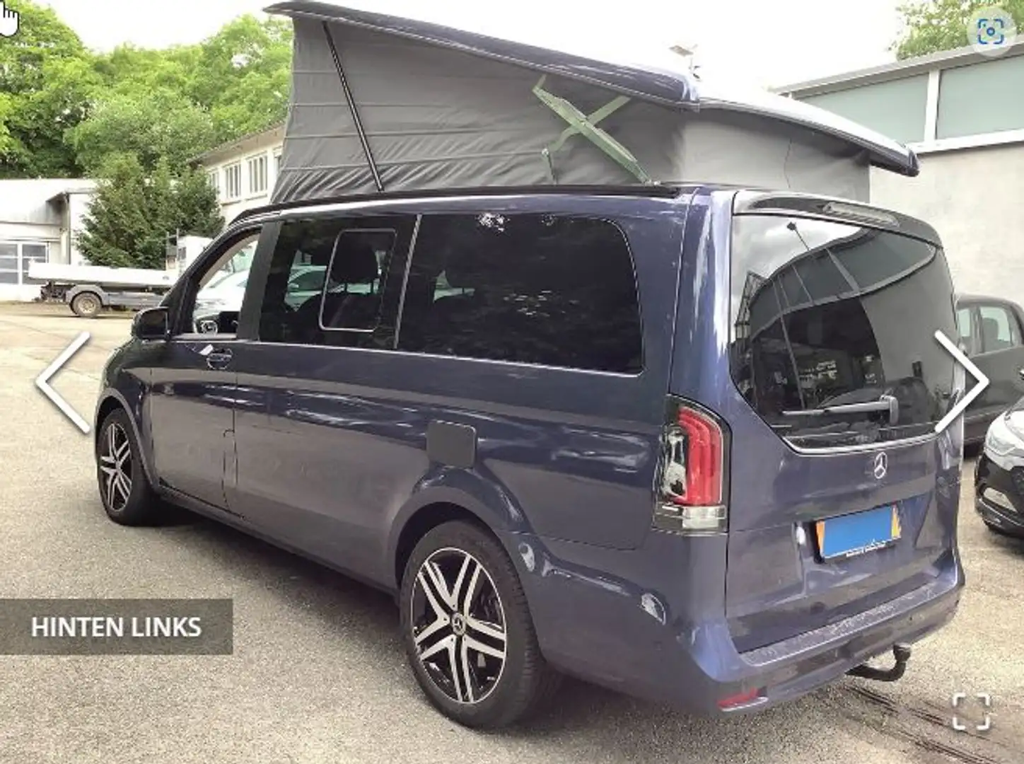 Mercedes-Benz Marco Polo 300 d 4MATIC DISTR+AIRMATIC+AHK Kék - 2