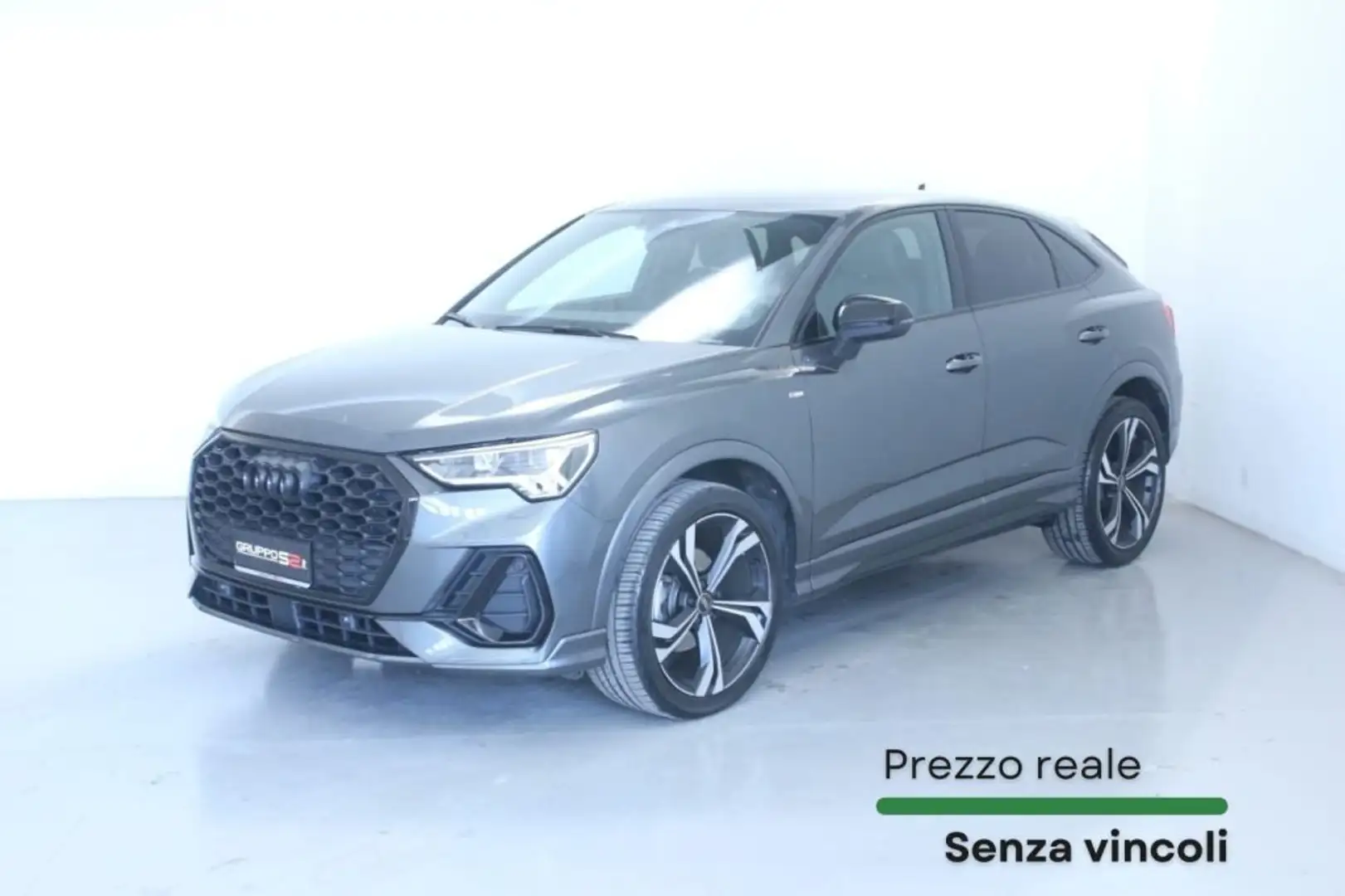 Audi Q3 Sportback 35TDI S tronic S line edition Black line Grigio - 1