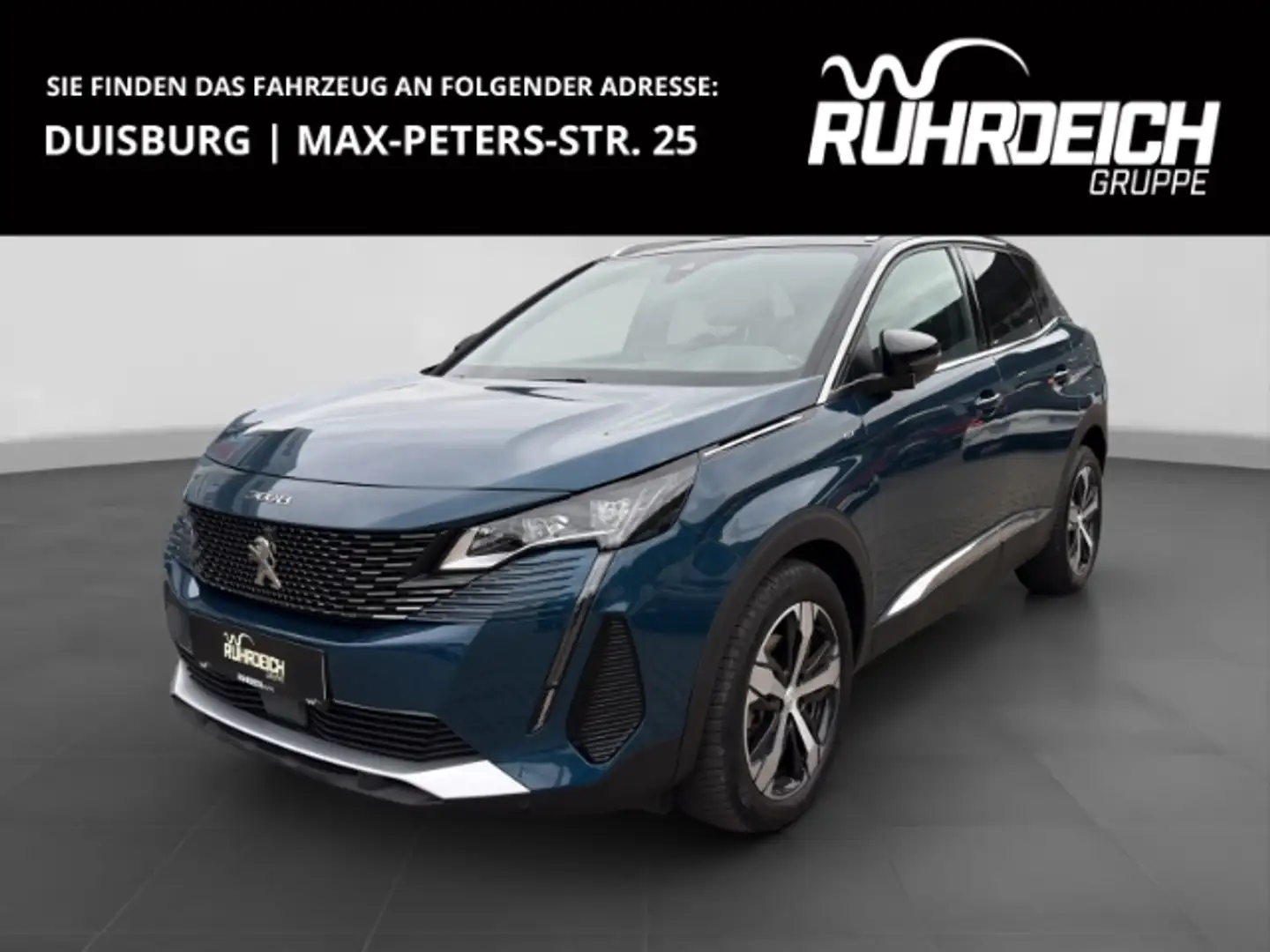 Peugeot 3008 GT PureTech 1.2 Navi+LED+360°+PDC+Cam+Sitzhzg+ACC+ Bleu - 1