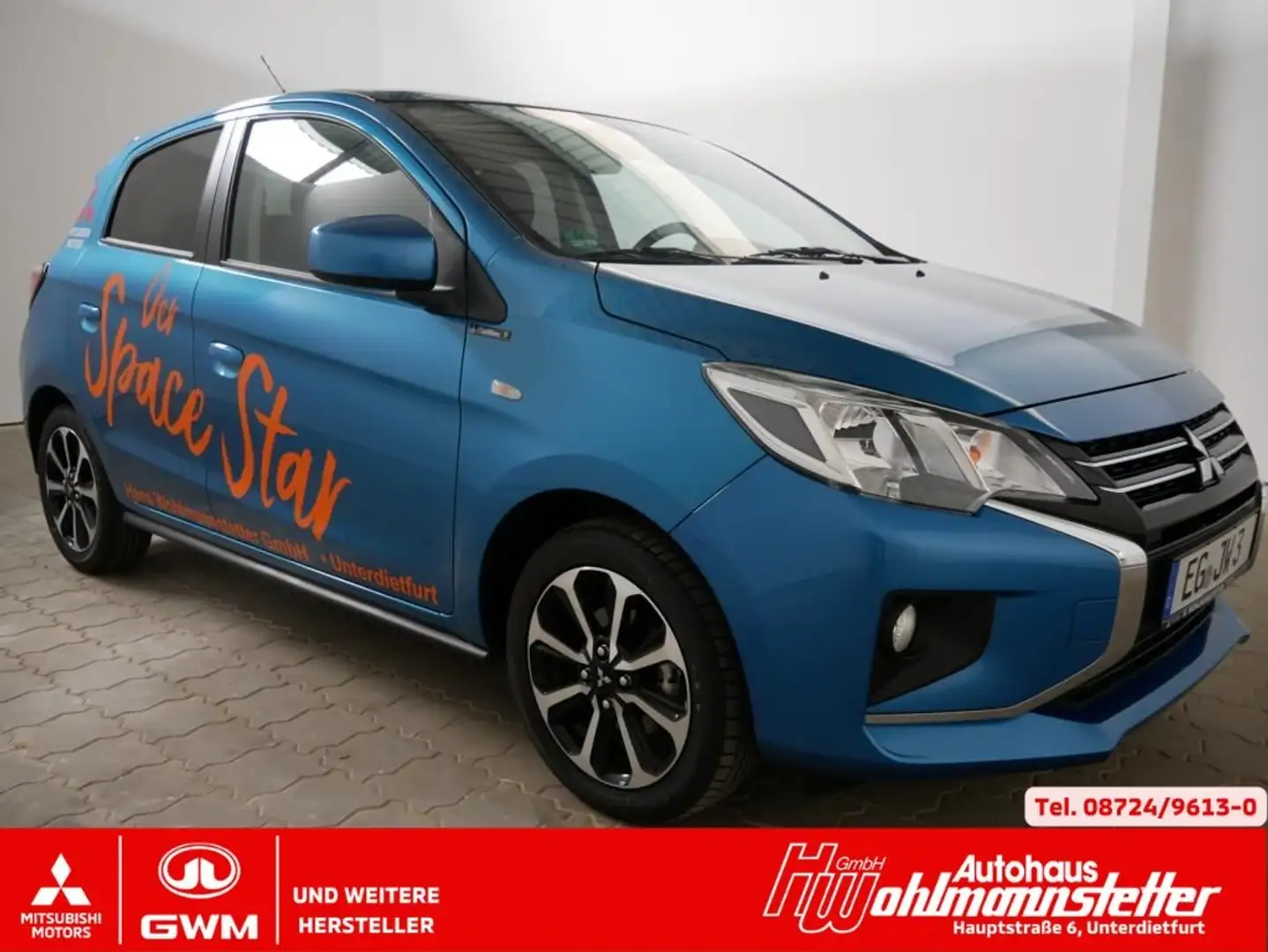 Mitsubishi Space Star Select+, Sitzheizung,Tempomat,Rückfahrkamera uvm. Blau - 1