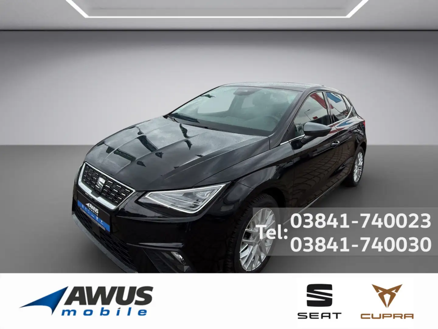 SEAT Ibiza Xcellence 1.0 TSI DSG Rückfahrkamera, Navigation, App-Connect Schwarz - 1